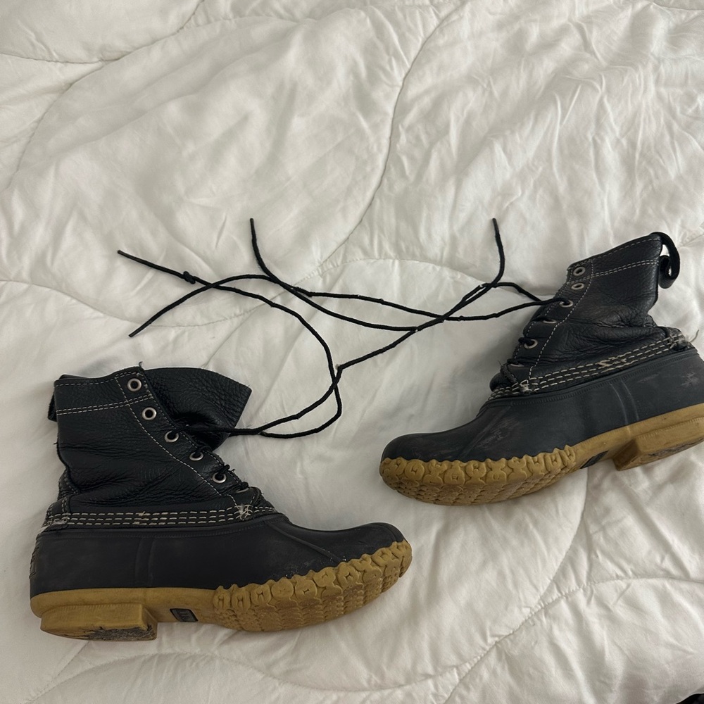 L.L. Bean Black Winter Rain Boots